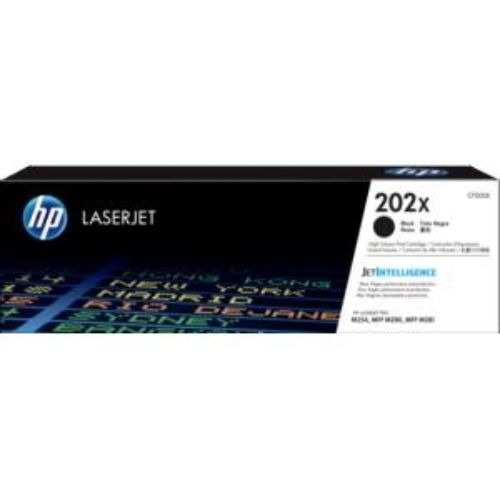 HP 202X Toner Cartridge - Black - Laser - High Yield - 3200 Pages - 1 Pack