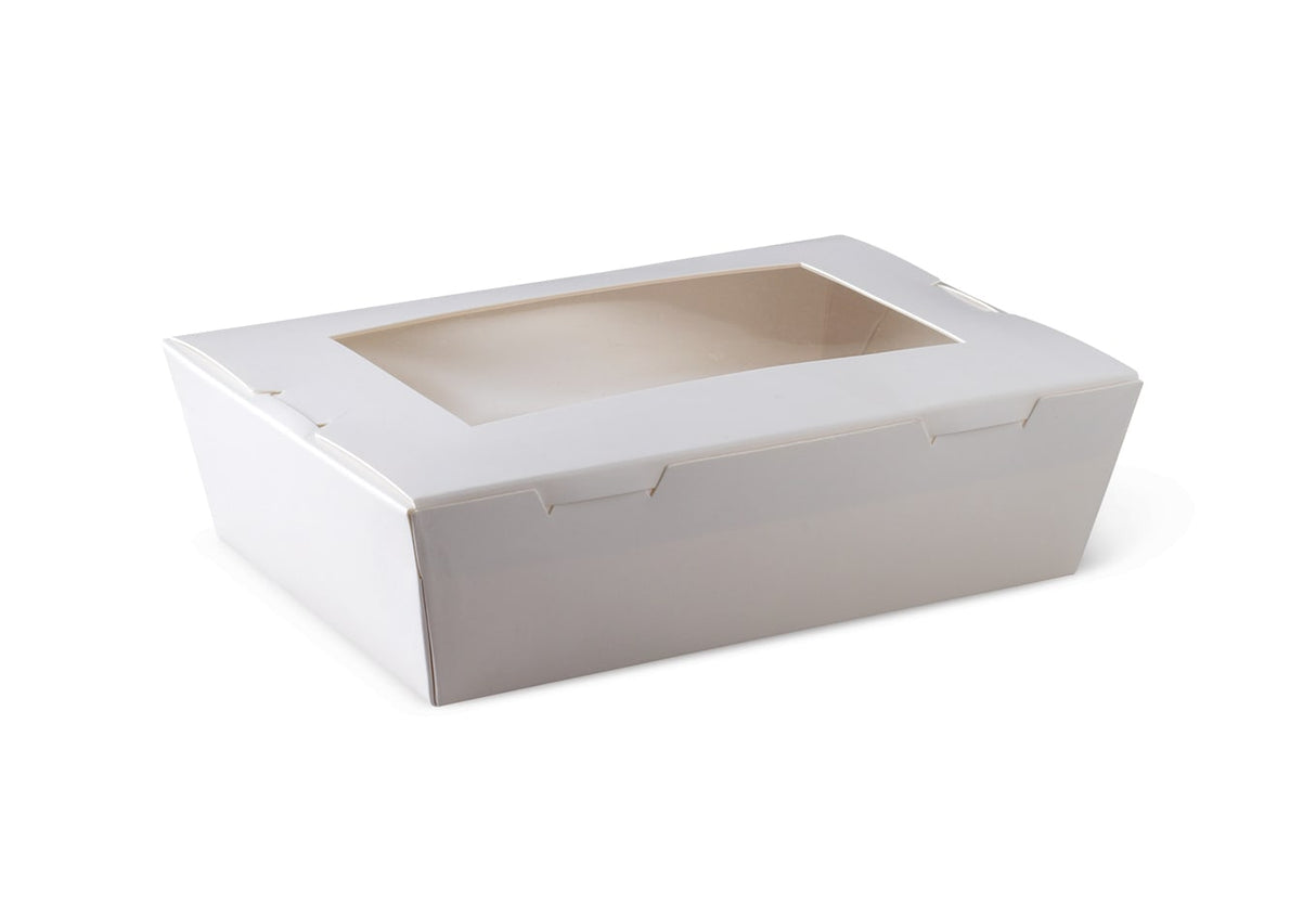 Detpak Window Lunch Box Extra Small White 120x88x37mm 200 (Case)