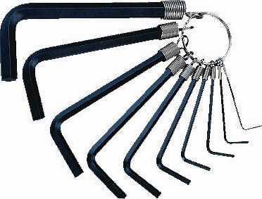 Teng 10 Piece Standard Hex Key Set