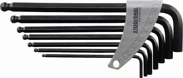 Teng 7 Piece Ball Point Hex Key Sets