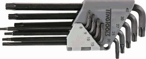 Teng 9 Piece HEX and TX Key Set