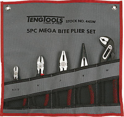 Teng 5 Piece Mega Bit Plier Set