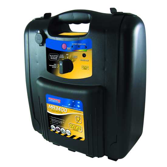 Jumpstarter Professional 12/24V MA3400-Each