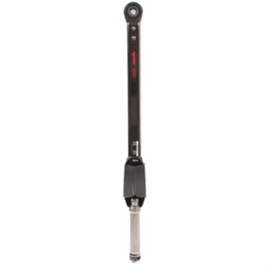 Norbar Professional 650Nm Torque Wrench with positive click, fine ratchet, extension handle, and ISO calibration certificate.