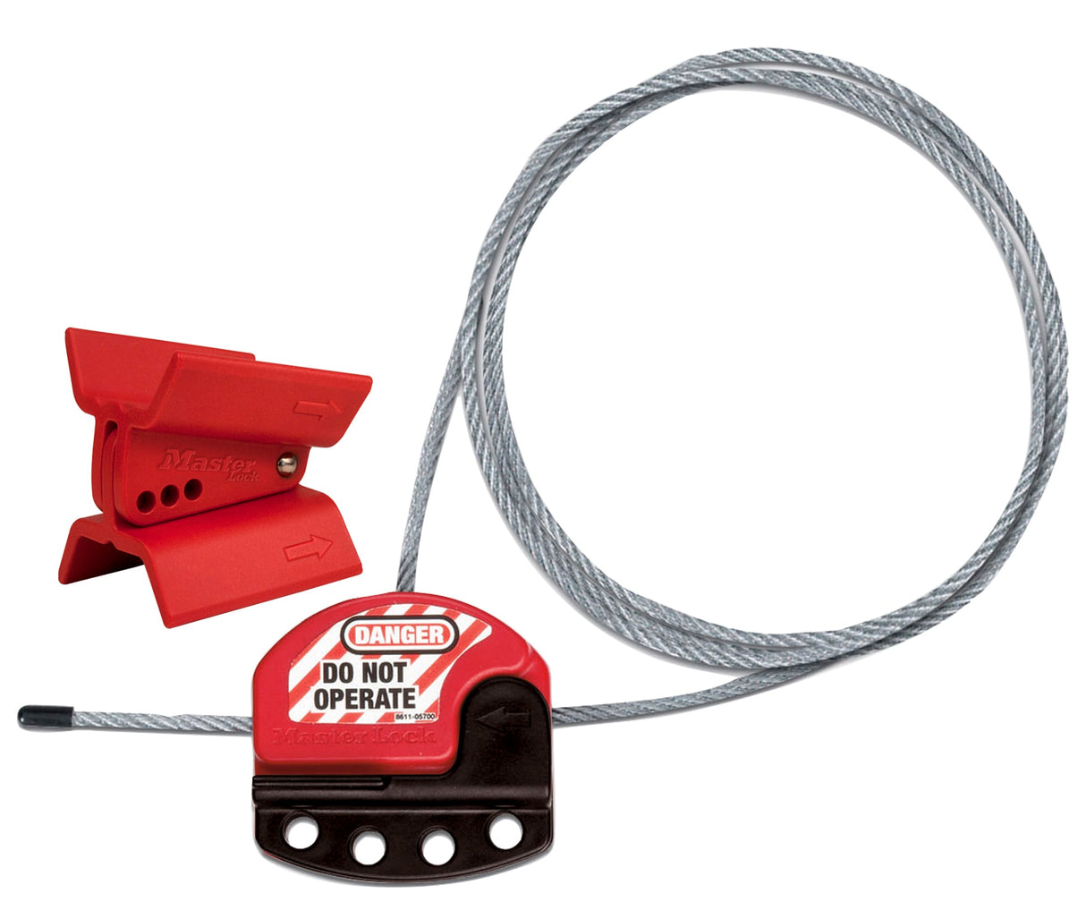 Master Lock S3921 Butterfly Valve Lockout W/ Cable (Kit)