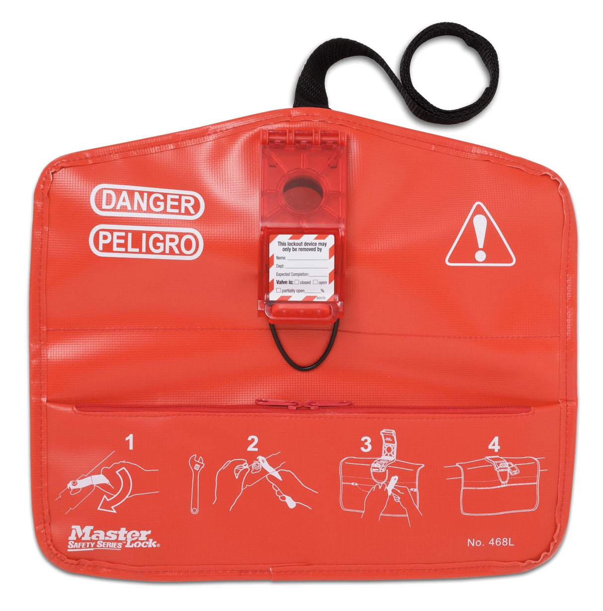 Master Lock 0468L Seal Tight Ball Valve Lockout Handle Off
