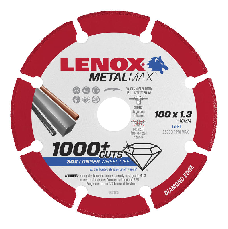 Lenox Diamond Cut Off Wheel 230x2.1x35mm
