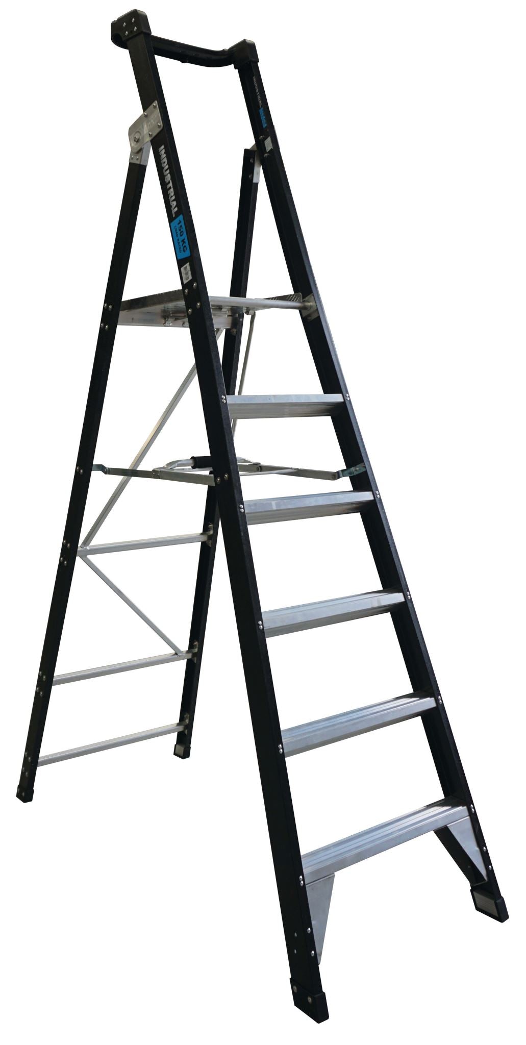Easy Access Fibreglass Platform Ladder (6 Step)