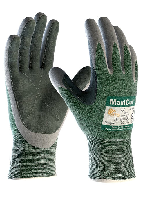 ATG MaxiCut Oil Leather Palm 34-450LP Gloves (Pair) - Standard - XL
