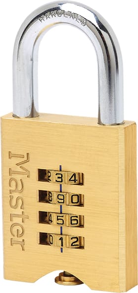 Master Lock 651DAU Brass Combination Padlock 50mm