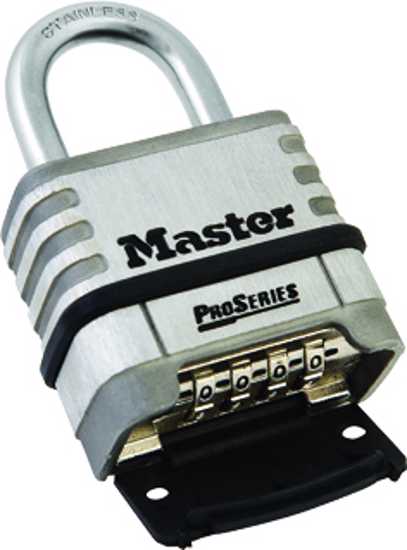 Masterlock Pro Series SS Combination Padlock-57mm Body-Each