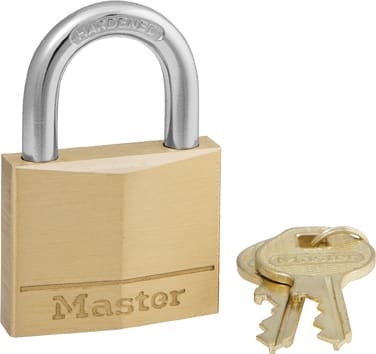 Master Lock 0120 Brass Trade Packs Padlock 20mm Keyed Alike