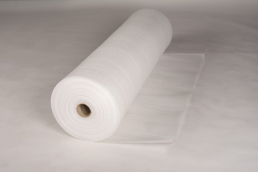 Lightweight polyethylene Foamwrap Roll (1 x 300 x 100m) for premium surface protection and cushioning during shipping.
