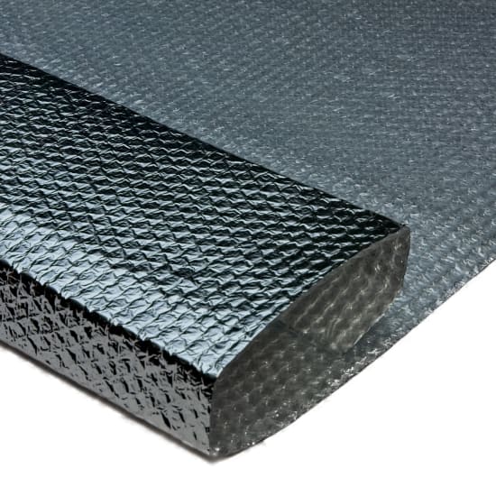 Tempshield Bubble Foil Roll with three layers for superior heat reflection, cushioning, and temperature retention.