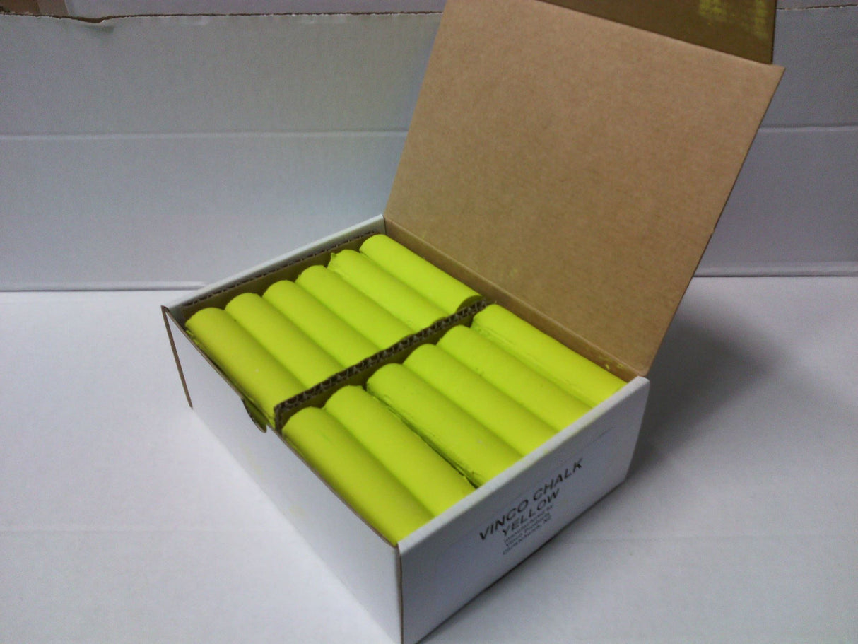 Lumber Chalk, Jumbo - Yellow 36 (Box)