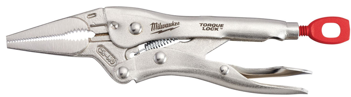 Milwaukee 152mm TORQUELOCK Long Nose Locking Plier (Each)
