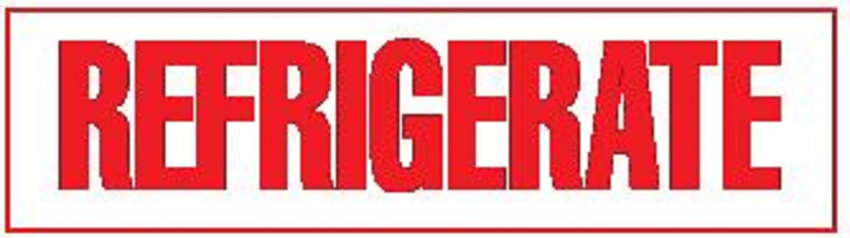 Refrigerate Shipping Label-30 x 127mm-250/Dispenser (Dispenser