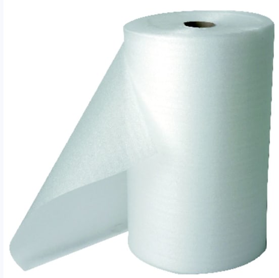 Foamwrap Roll 1x600mmx100m, polyethylene foam for surface protection and cushioning during shipping and storage.