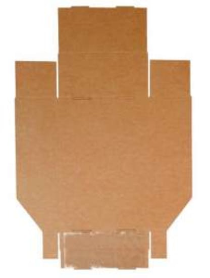 Durable unstitched solid fibre parts trays, 208 x 97 x 102mm, ideal for organizing tools and components, 25 bundle.