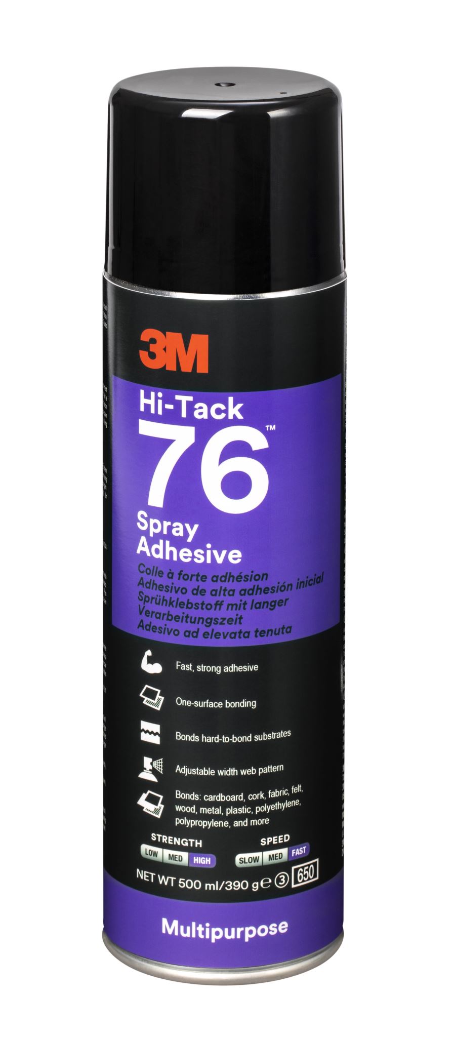 3M Hi-Tack 76 Spray Adhesive 515g (Each)