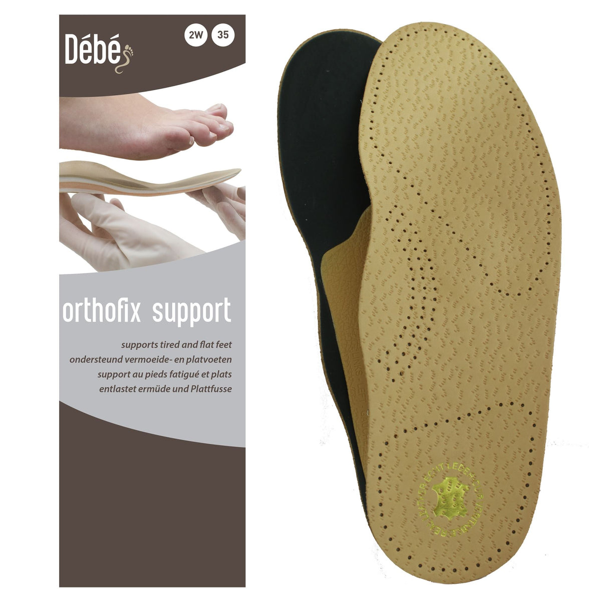 Debe Orthofix Support Inner Sole 35/36 - 47/48 (Pair) - Standard (Size: 39/)