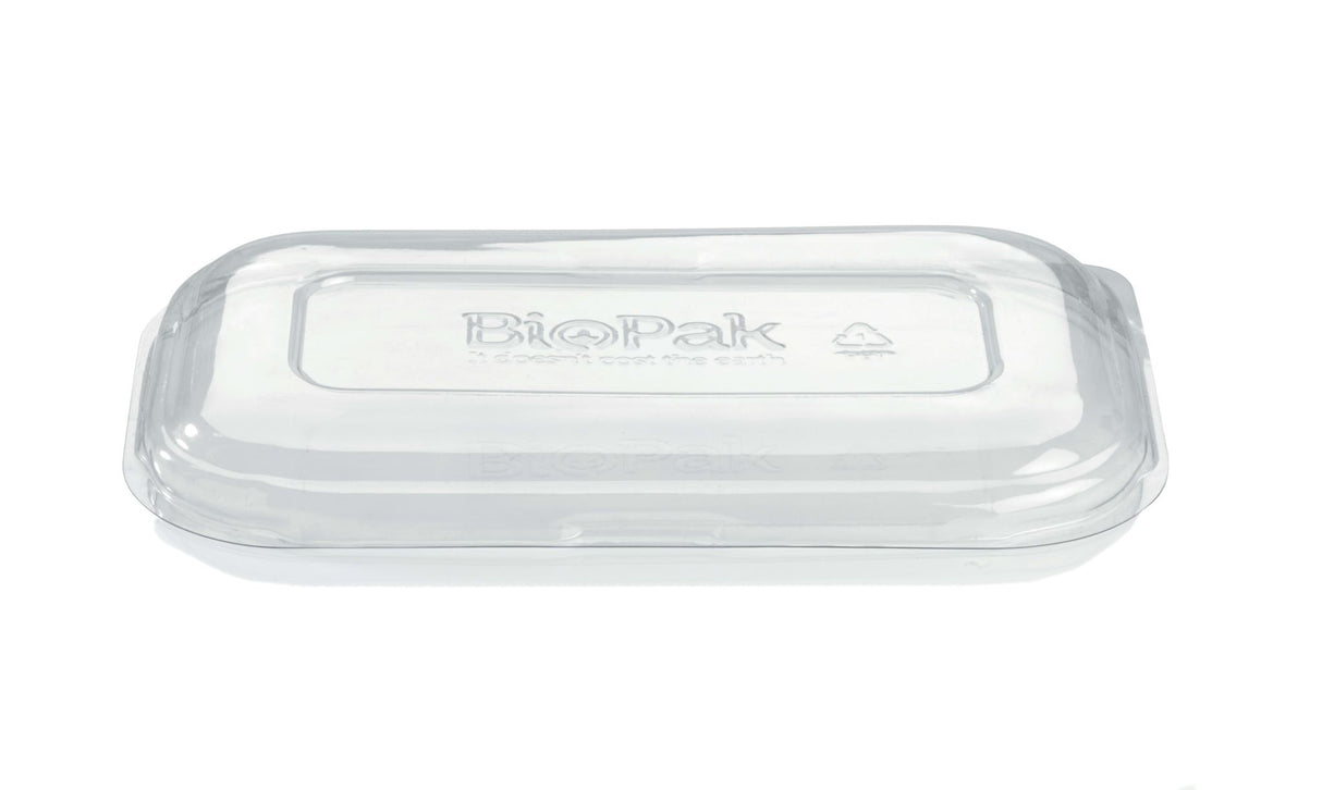 BioPak Clear RPET Container Lid 750-1000ml 500 (Case)