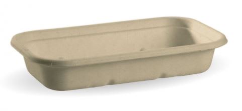 BioPak Natural Plant Fibre Takeaway Base 750ml 50 (Pack)