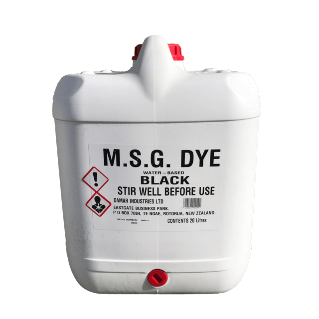 Damar Black MSG Dye AAK1011 20 litre