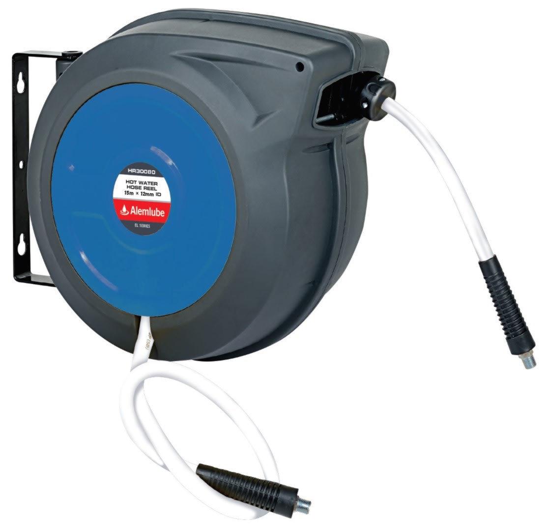 Alumlube EL Series Hot Water Hose Reel 12mm x 15m