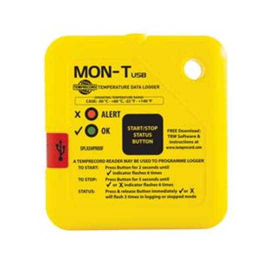 MON-T USB Temperature Data Logger (50-Case) for accurate temperature monitoring and data management in sensitive environments.