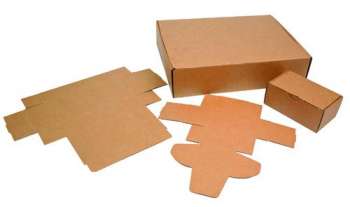 Self-Locking Diecut Case Kraft 200 x 100 x 50mm 100 (Bundle)
