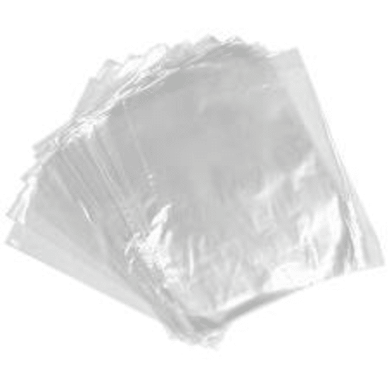 Clear Harveys #26 cellophane bags, 35mu, 110x55x285mm, ideal for packaging and gifting, 1000 bags per box.