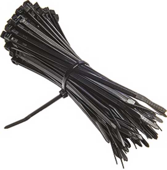 Strom Nylon Cable Ties 140mmx3.4mm Black (100pk) (Packet)