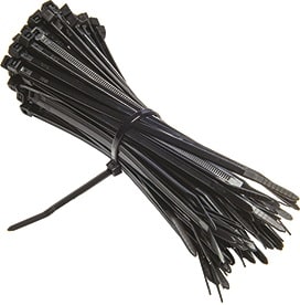 Strom Nylon Cable Ties 200mmx4.8mm Black (100pk)
