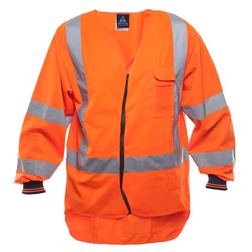 Safe-T-Tec, TTMC-W17 Safety Vest, 801016 - Orange - L
