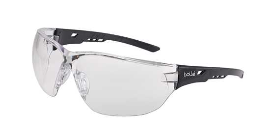 Bolle Ness PSI Safety Glasses AS/AF, Clear Lens (Pair)