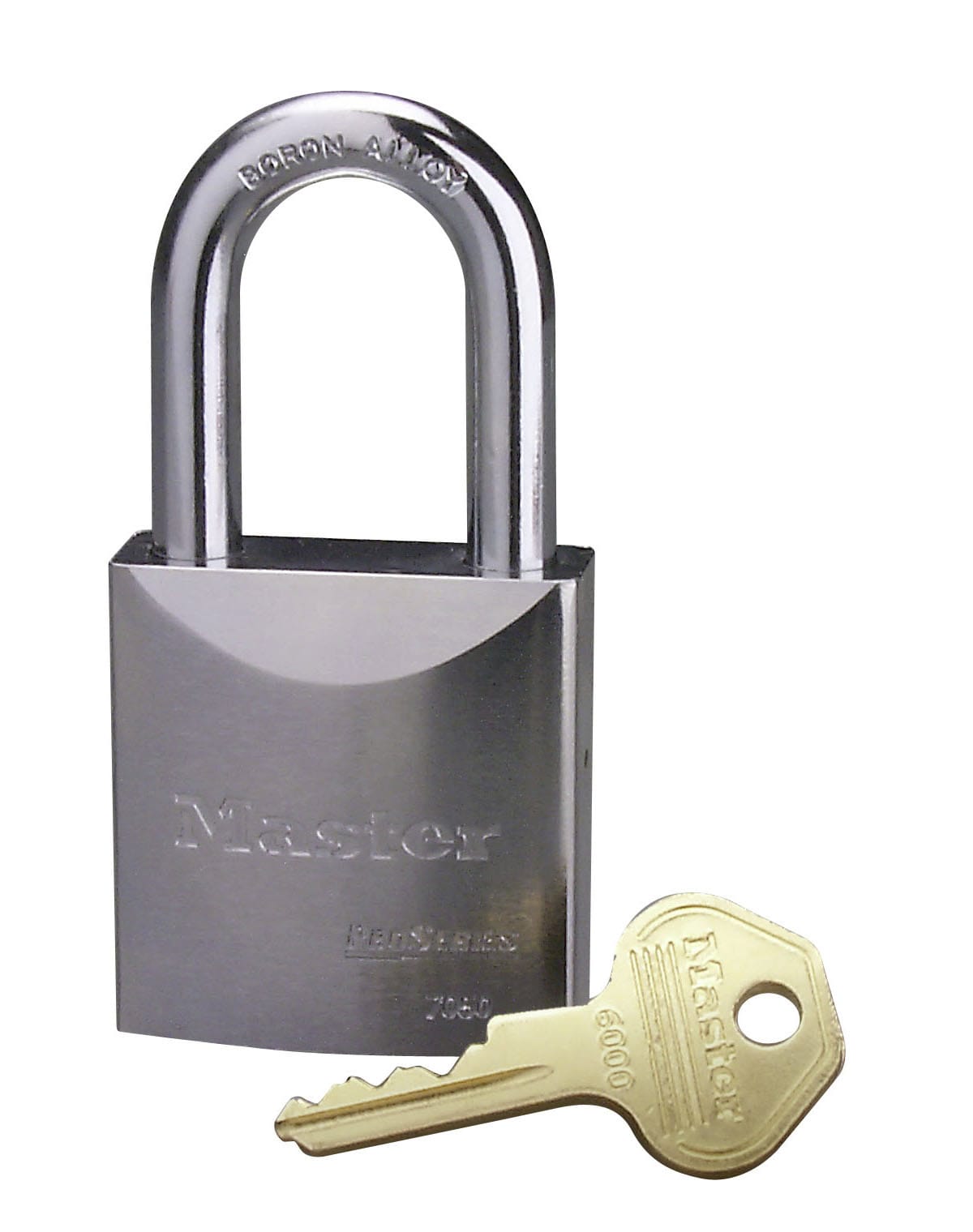 Master Lock 7050 Solid Steel with Chrome Padlock 51 x 9 x 37mm Keyed Alike