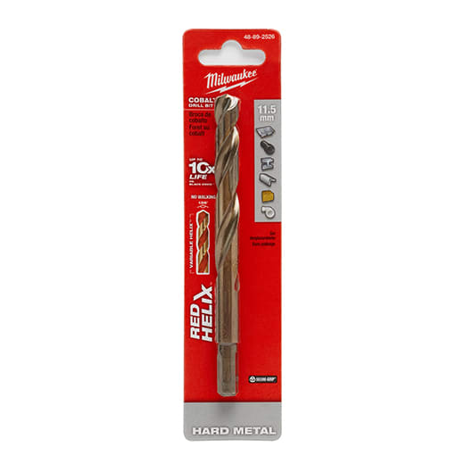 Milwaukee Drill Bit Red Helix Cobalt 11.5mm