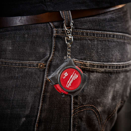 Milwaukee Tape Measure Keychain 2m