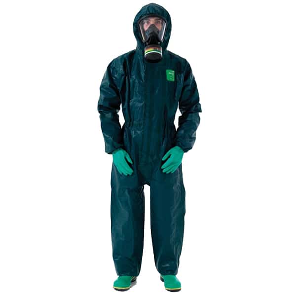 AlphaTec 4000 Chemical Coverall Green S-3XL (Each) - Green - S
