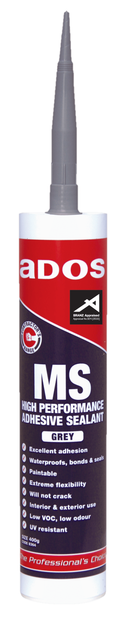 ADOS 8364 MS Adhesive Sealant 400g Grey