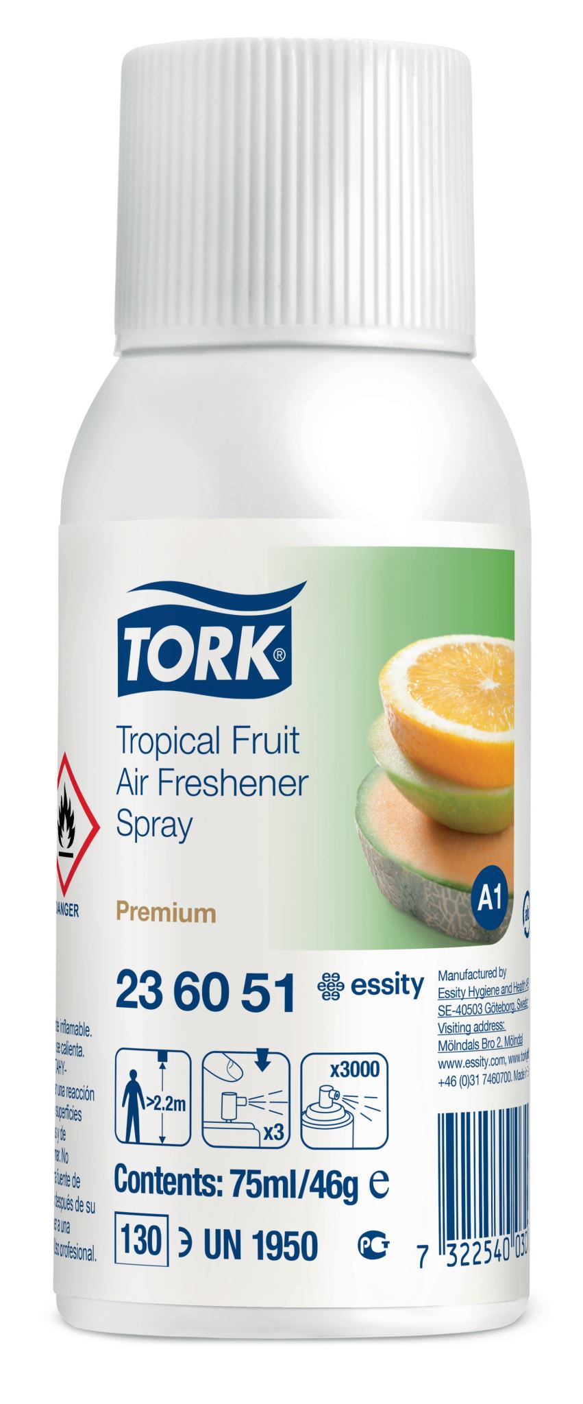Tork A1 Tropical Fruit Air Freshener Spray (Each)