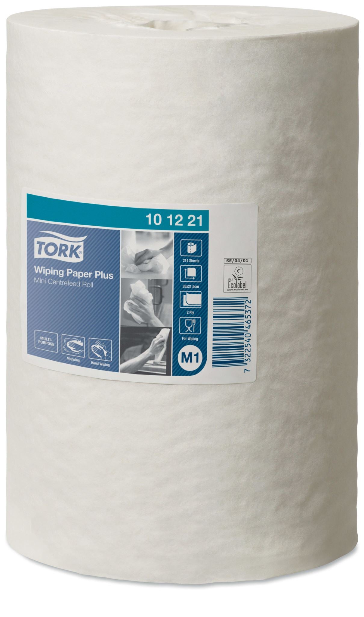 Tork M1 Wiping Paper Plus Mini Centrefeed Roll 22cm x 75m 11 Rolls