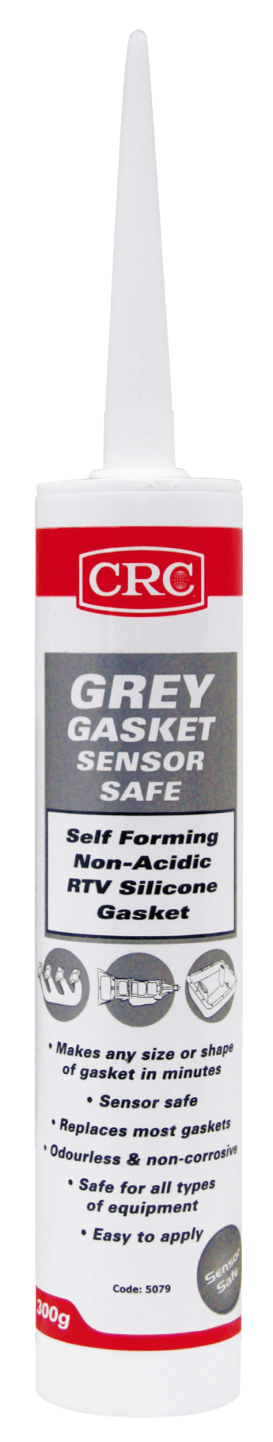 CRC 5079 Grey Gasket Sensor Safe RTV Silicone 300g