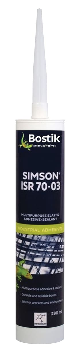 Bostik Simson ISR70-03 Adhesive Sealant Black 290ml (Each)