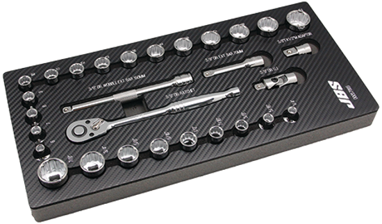 JBS 29 Piece Modpak Socket Set 3/8" Drive (Each)