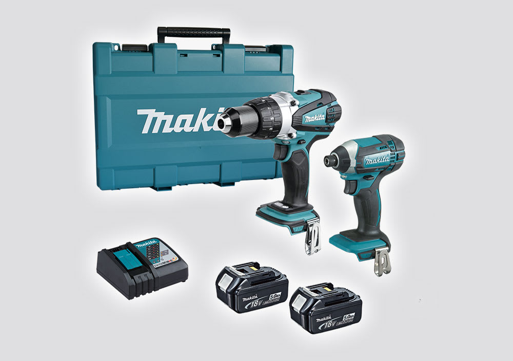 Makita 18V LXT Drill/Driver 5.0Ah DLX2144T 2 Piece (Combo Kit)