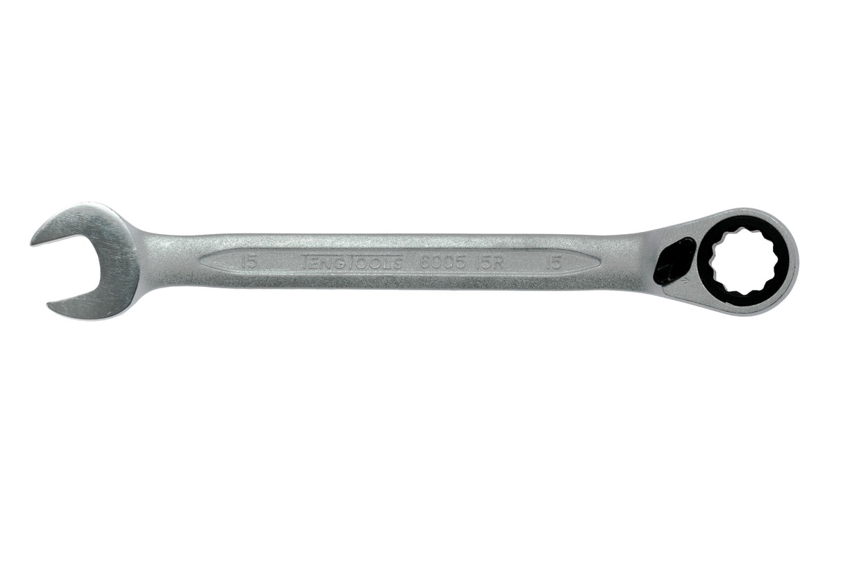 Teng-15mm Reversible Ratchet Combination Spanner (Each)