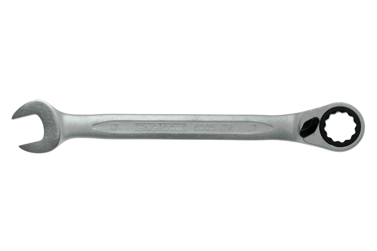 Teng- 17mm Reversible Ratchet Combination Spanner (Each)