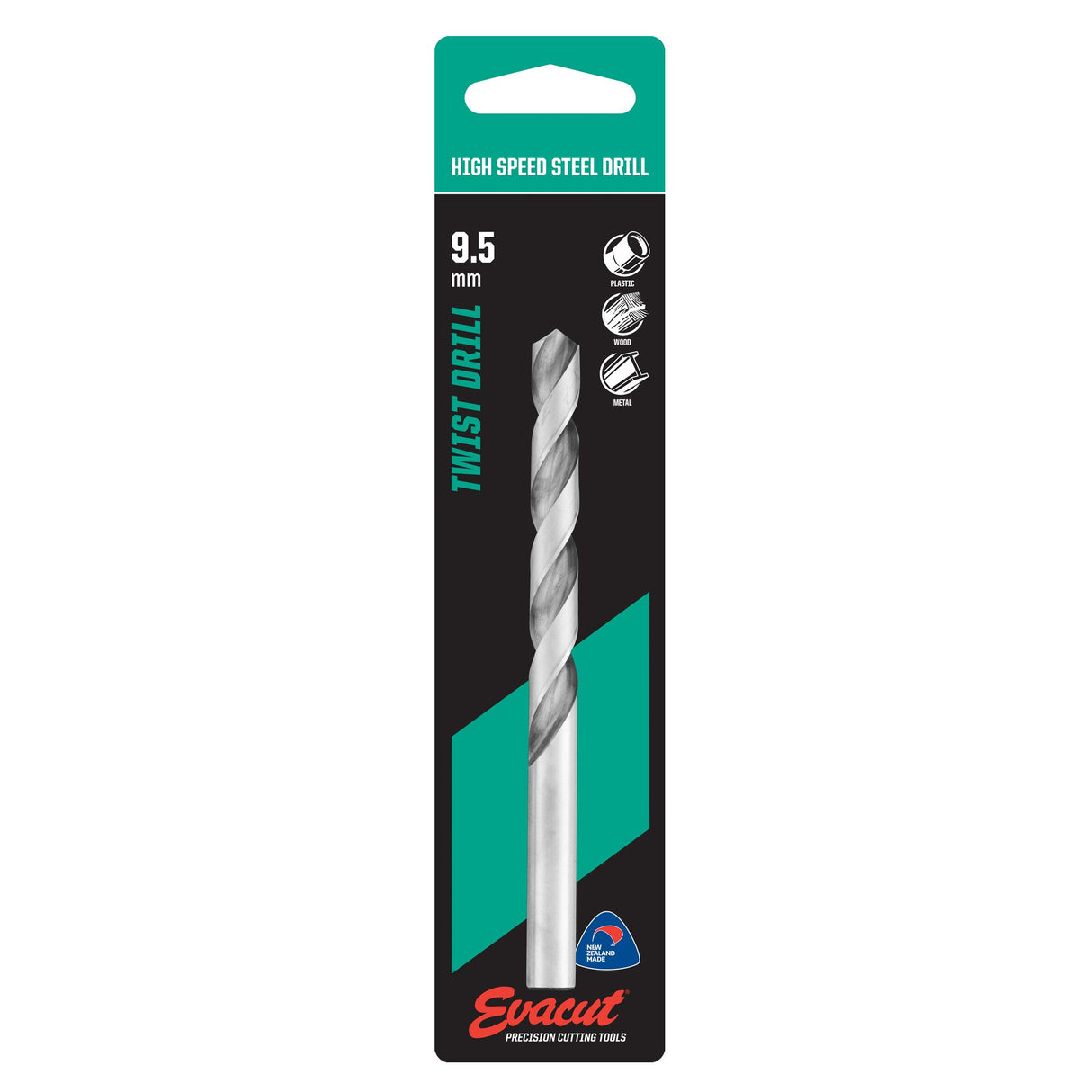 Jobber Drill 9.5mm - Evacut